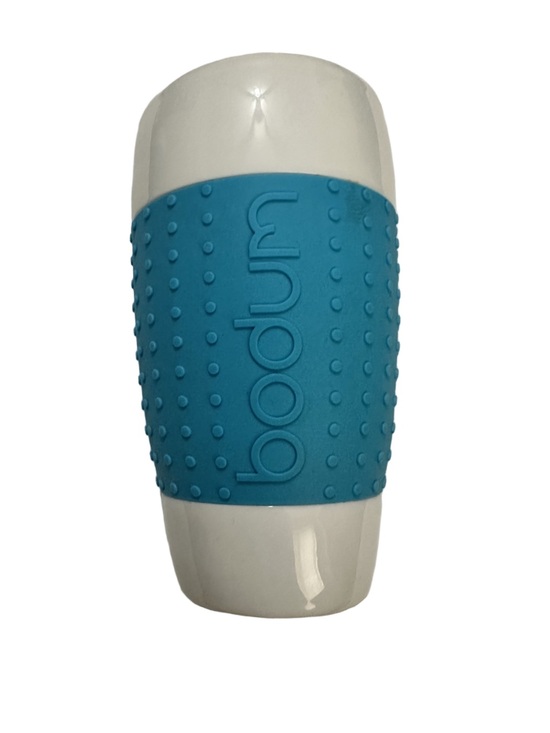 Bodum Other - Bodum Pavina Blue Grip Porcelain Travel Tumbler Mugs Textured Grip 0.5L, 2pcs